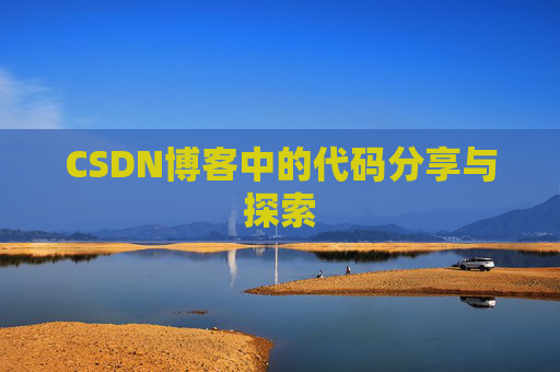 CSDN博客中的代码分享与探索